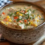 Bowl of Chicken Corn Chowder