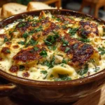 Comforting Bowl of White Lasagna Soup