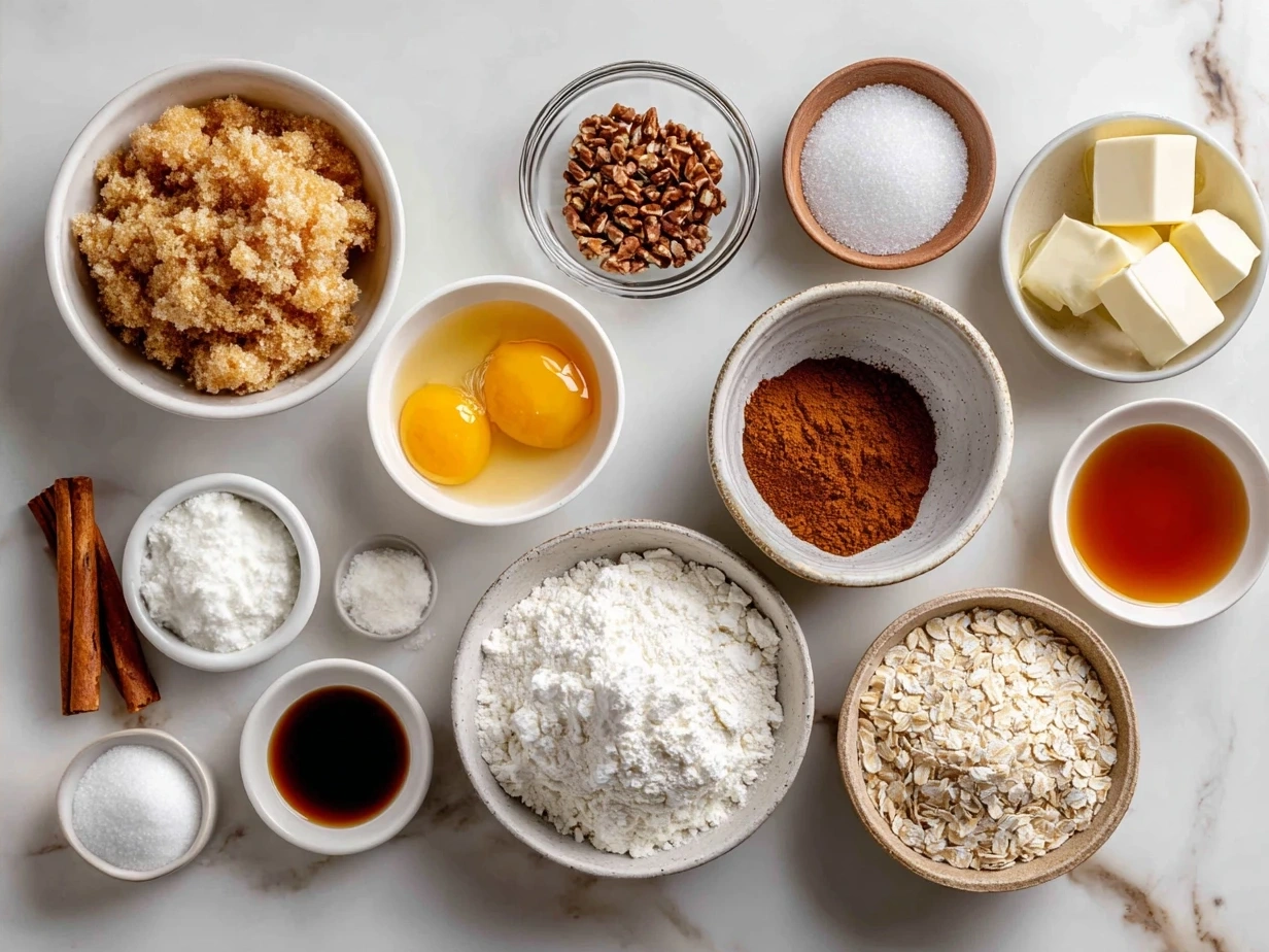 Ingredients for Apple Cider Donuts
