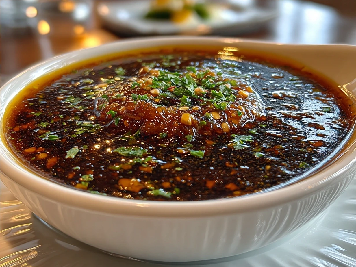 Serving a fresh salad dressed with homemade balsamic vinaigrette