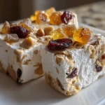 Close-up of Old-Fashioned Gumdrop Nougat Candy