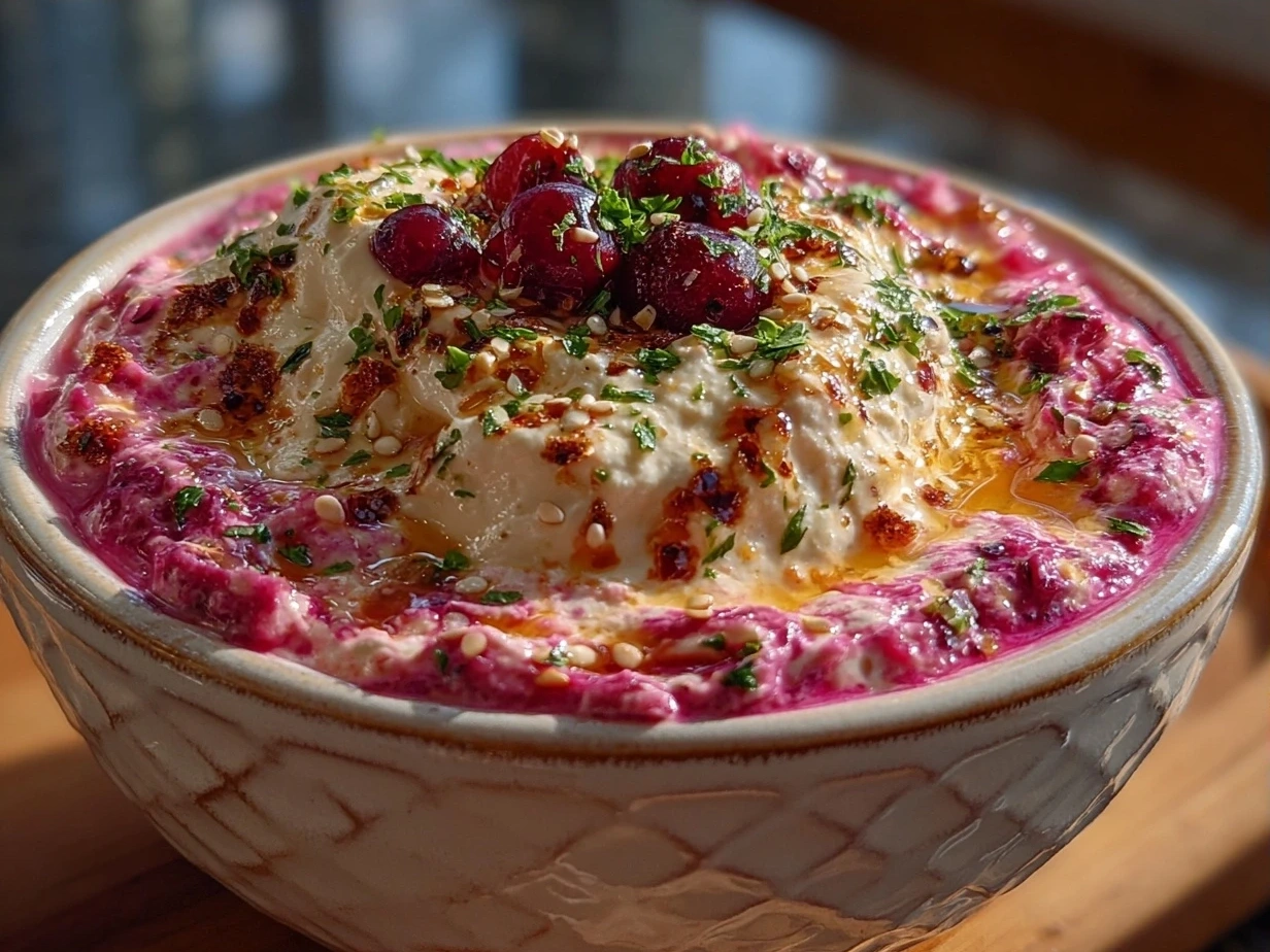 Serving suggestion of Cranberry Jalapeño Dip served with crackers and garnished with jalapeños and cranberries