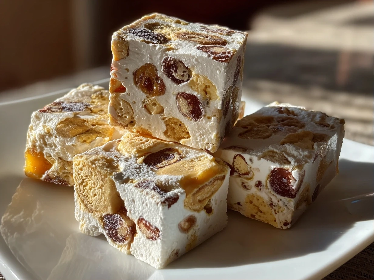 Finished Old-Fashioned Gumdrop Nougat Candy