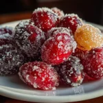 Freshly prepared 3-Ingredient Sugared Cranberries