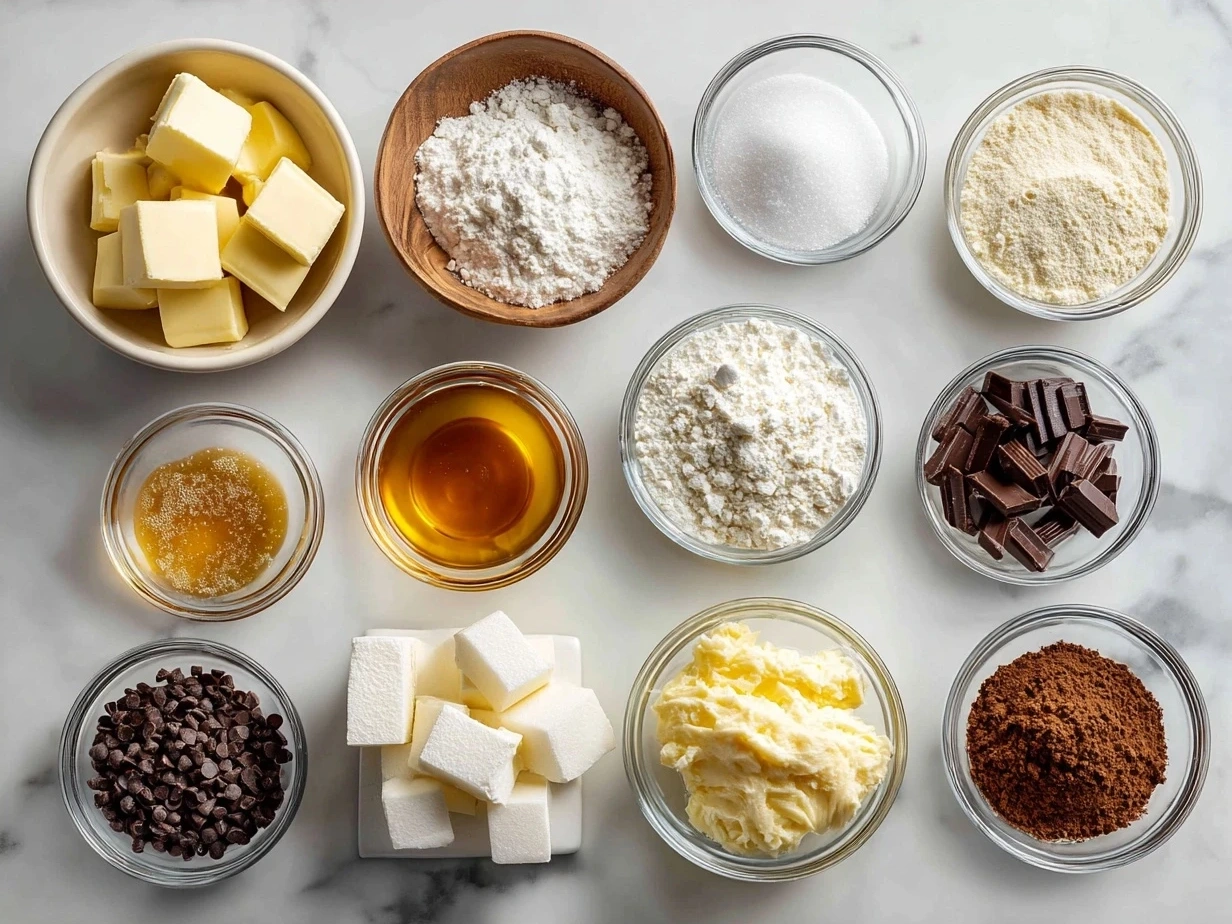 Ingredients for making Martha Washington Candy