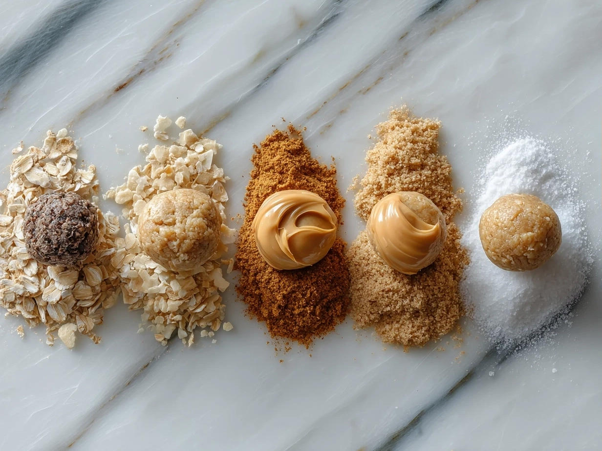 Ingredients for Peanut Butter Cookie Bites