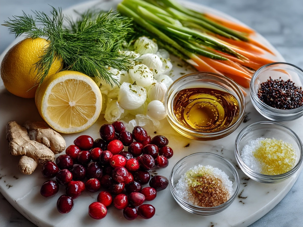 Ingredients for Grinch Cocktail Drink including vodka, sour apple liqueur, lime juice, simple syrup, club soda, lime wedge and maraschino cherry