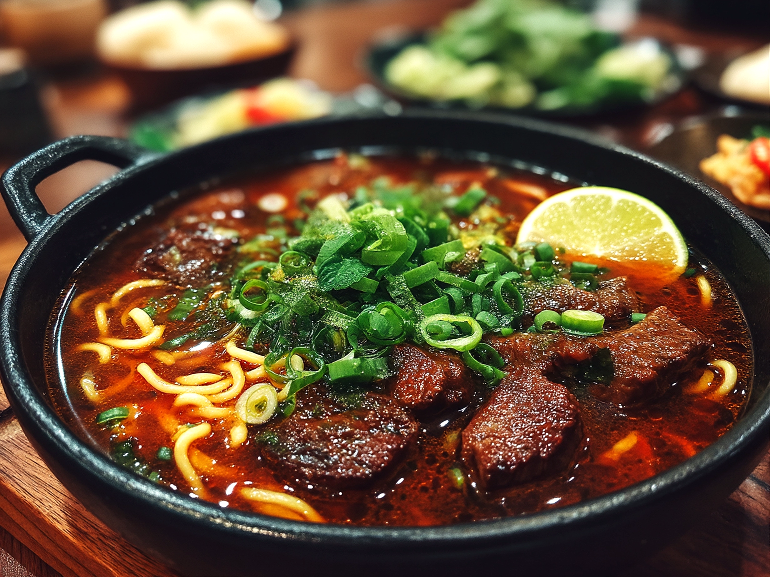 Home-cooked buffalo chickpea wraps shown in close-up with cozy kitchen background