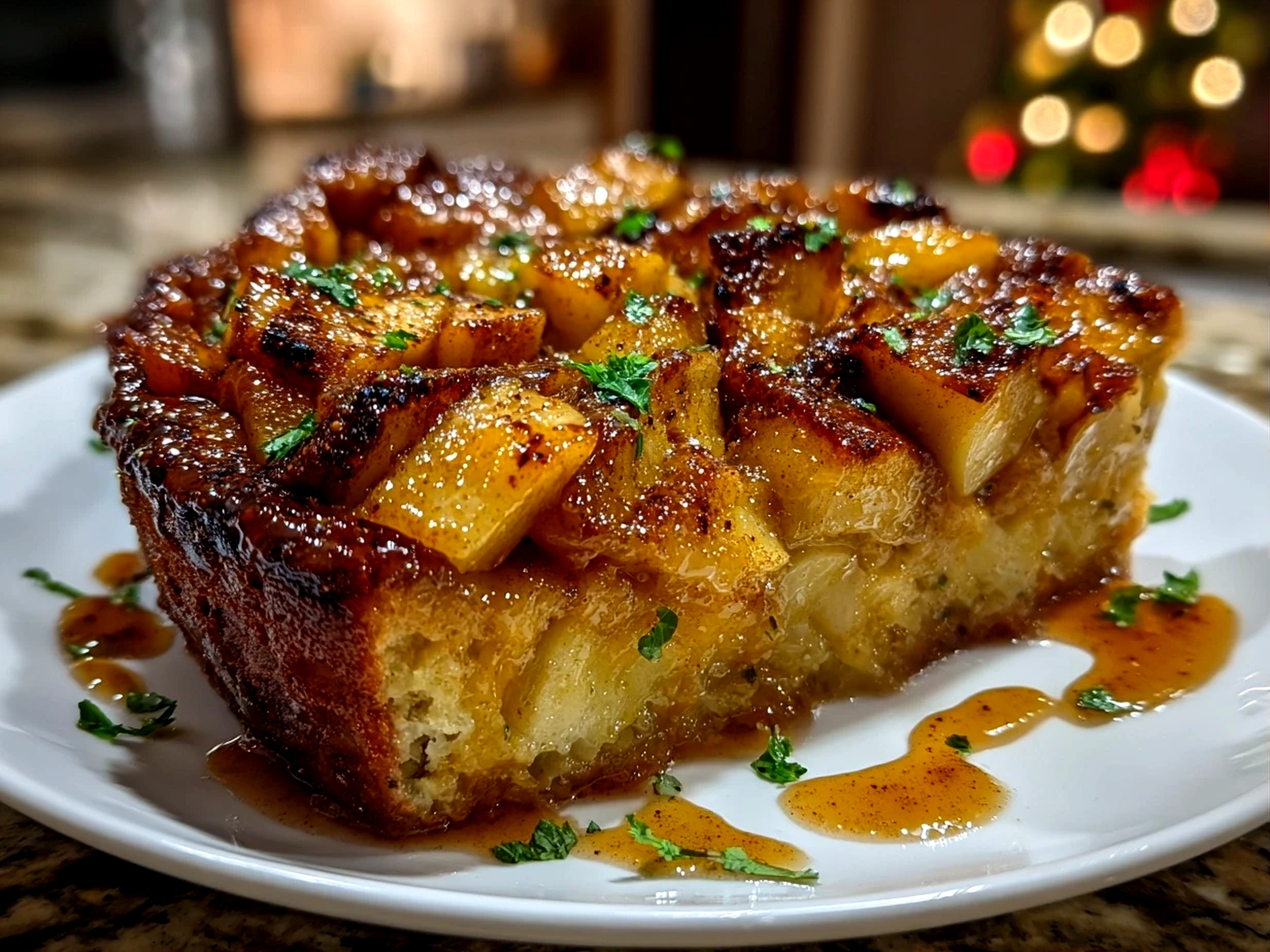 Homemade Ginger-Spiced Apple Holiday Bake