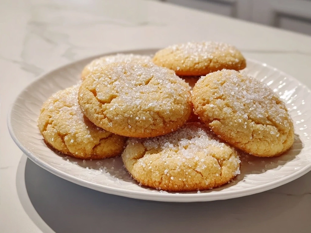 Plated sugar cookies decorated with sprinkles and icing ready to eat